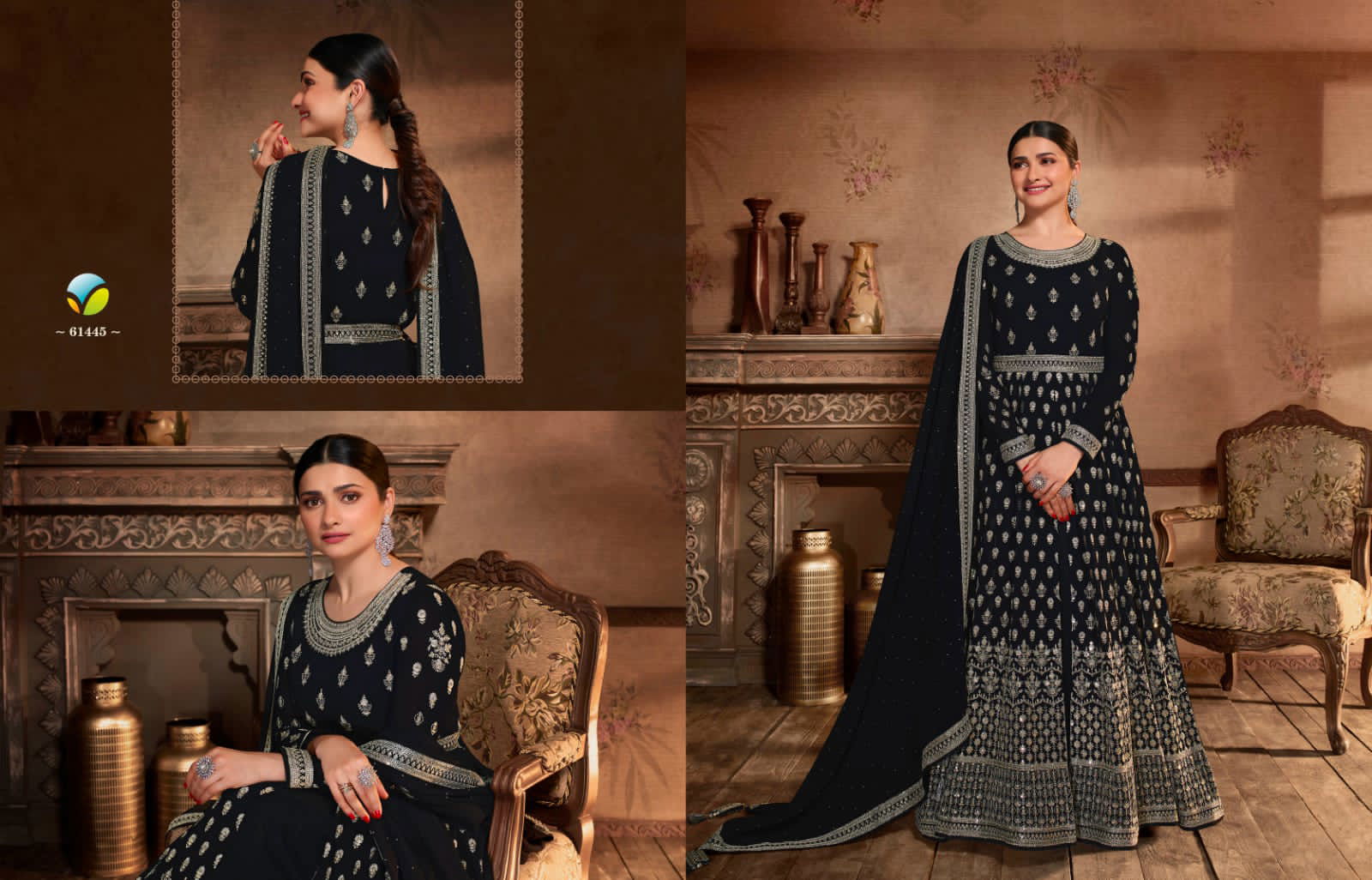 Vinay Kasheesh Pakeeza Heavy Wedding Wear Fancy Georgette Salwar Kameez Collection